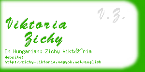 viktoria zichy business card